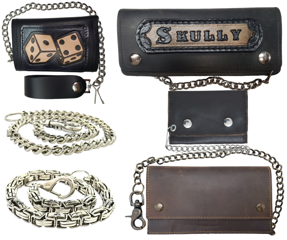 Wallet Chains – Buckle and Hide Leather