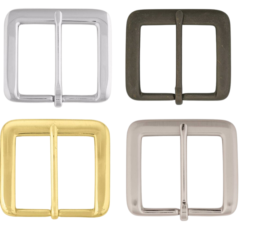 The Prescott Solid Brass Buckle Buckle and Hide Leather LLC