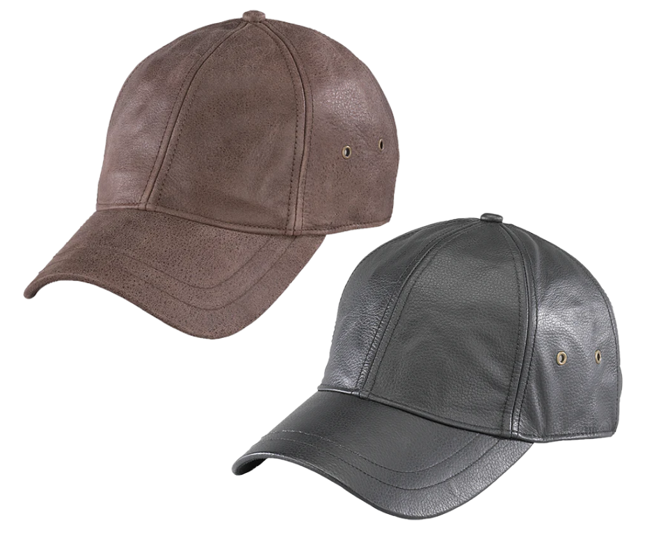 Leather Baseball Cap Buckle and Hide Leather LLC