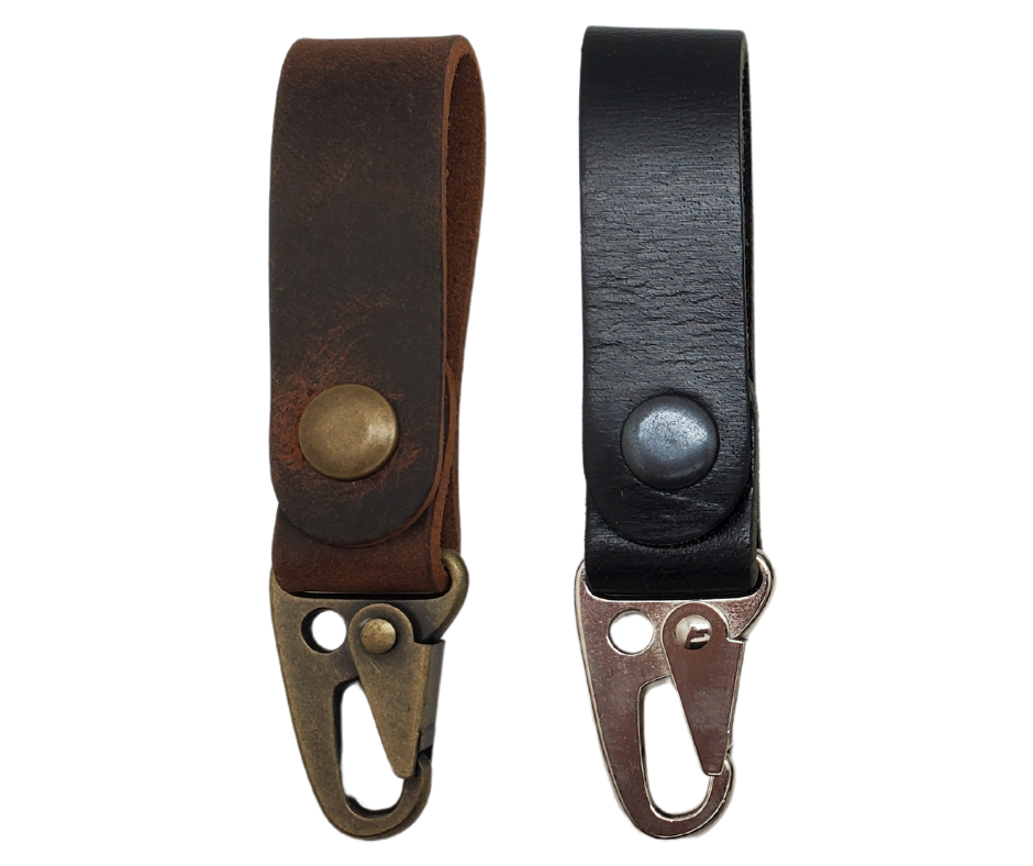 Hide & Drink Leather Belt Key Holder | Handmade Full Grain Leather Strap With 101 Year Warranty