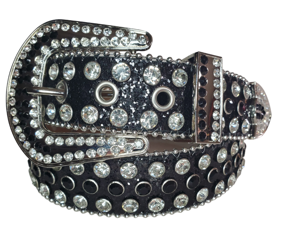 Bling Queen Ladies Belt Buckle and Hide Leather LLC