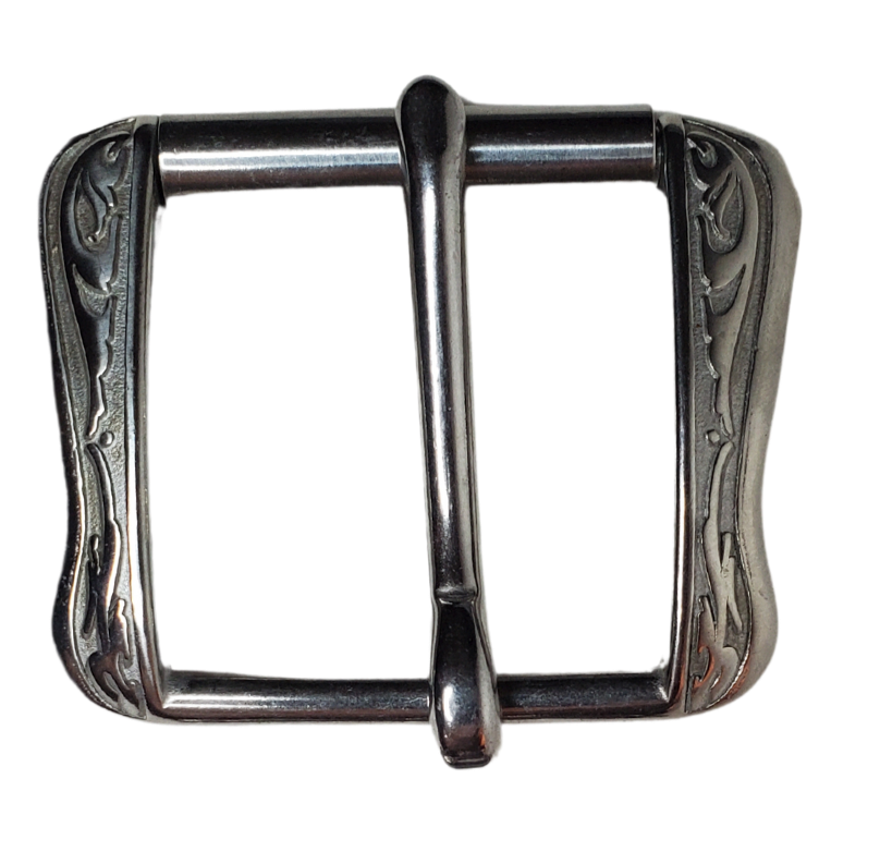 Fort Worth Western Stainless Steel Roller Buckle – Buckle and Hide