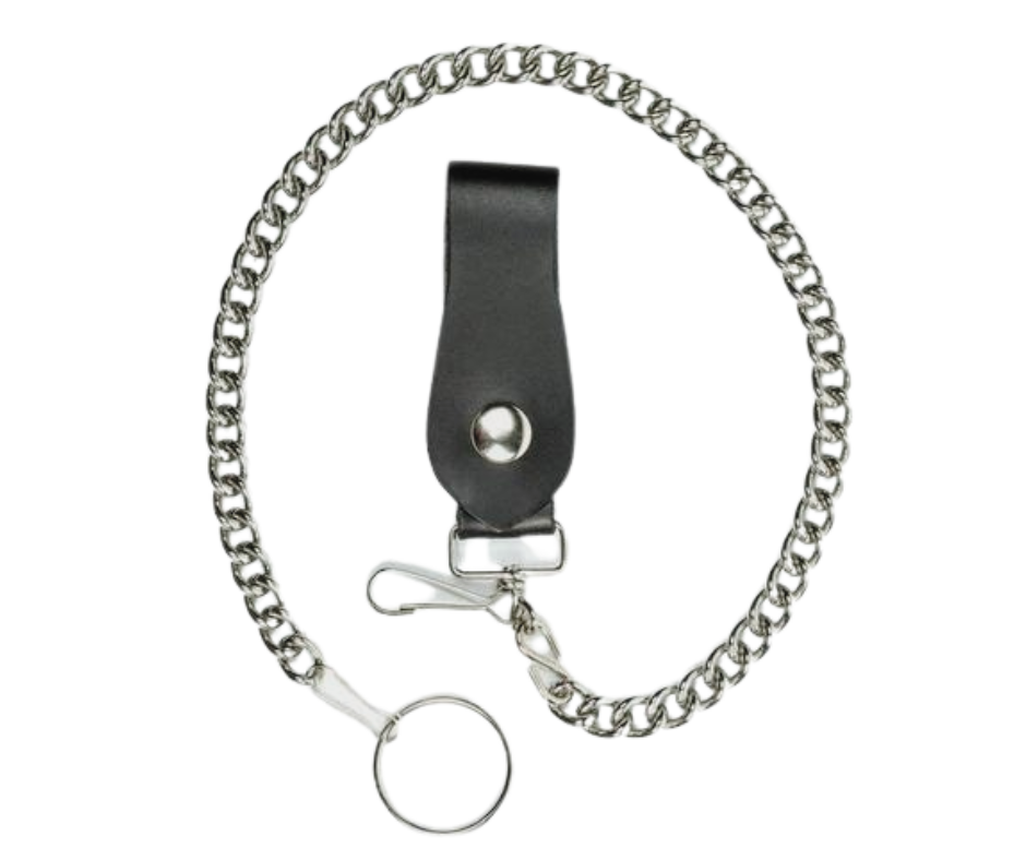 The "Chain and Leather" Wallet Chain