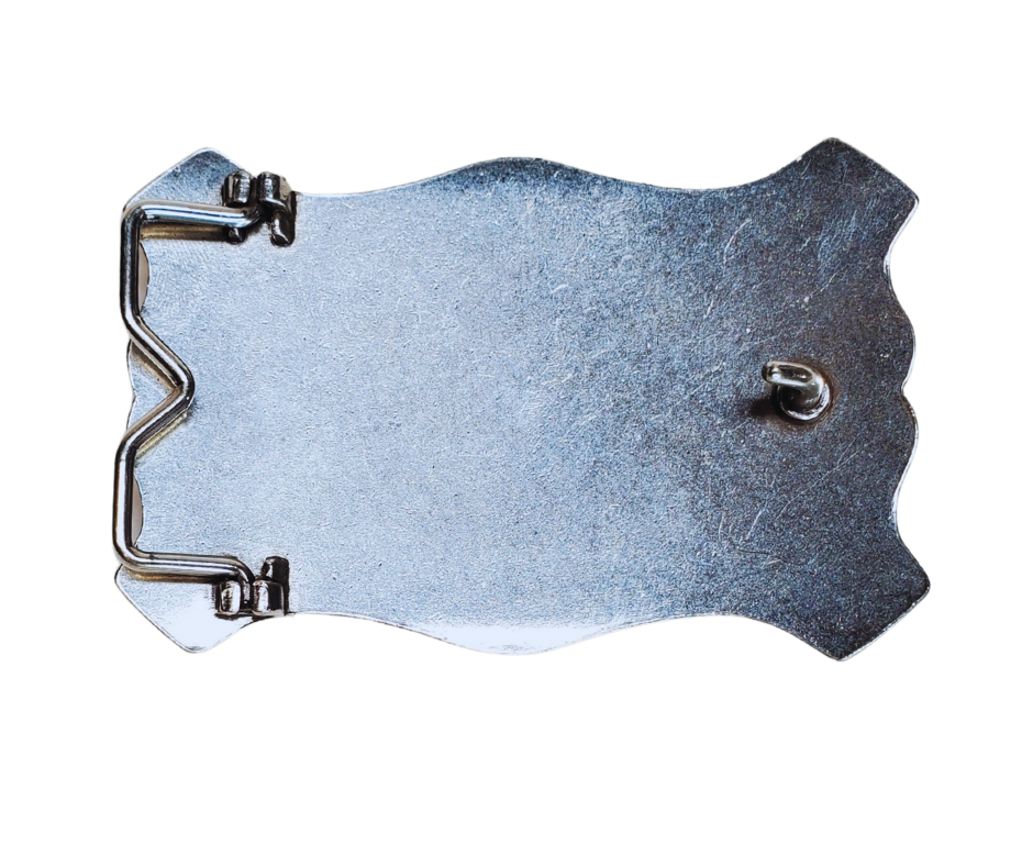 Embossed Leather Scroll insert
3d Longhorn and Stars
Fits 1 1/2" belts
Choose Black or Brown Leather insert
Limited stock at our Smyrna, TN store