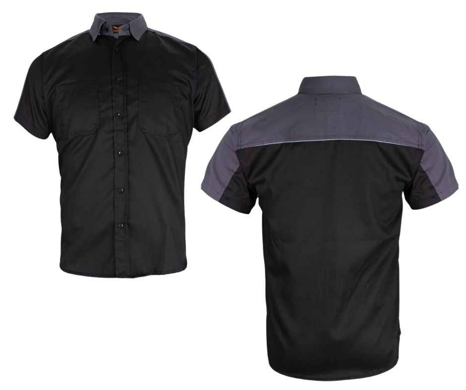 Mechanic Shirt with Reflective Stripe