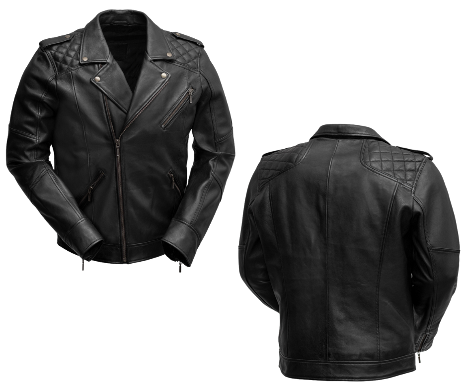 The Gavin is the Fashion version of the Original MC Jacket! It's updated MC style Premium Lambskin Leather quilted shoulders. Great for onstage or riding to town to your favorite hang. Get the MC look without the weight. Get yours in our Smyrna TN shop just a Slow ride from Nashville!