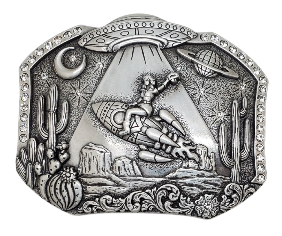 The Cosmic Desert Belt Buckle – Buckle and Hide Leather