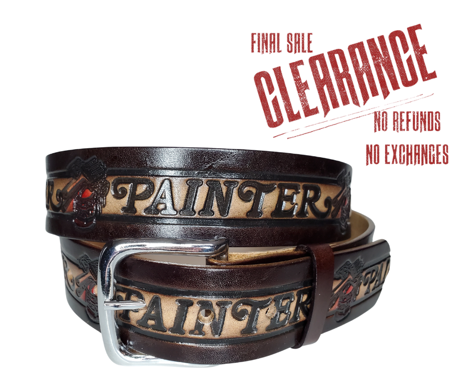 PAINTER Leather Belt   4 LEFT!