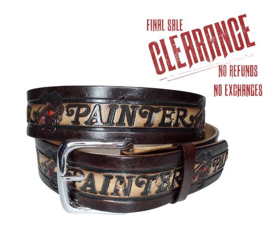 PAINTER Leather Belt   4 LEFT!