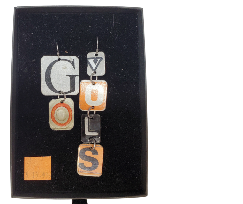 License Plate Vols Earrings CLOSEOUT!! Last Pair