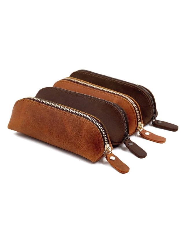 The Paavo Leather Pen/Pencil Case