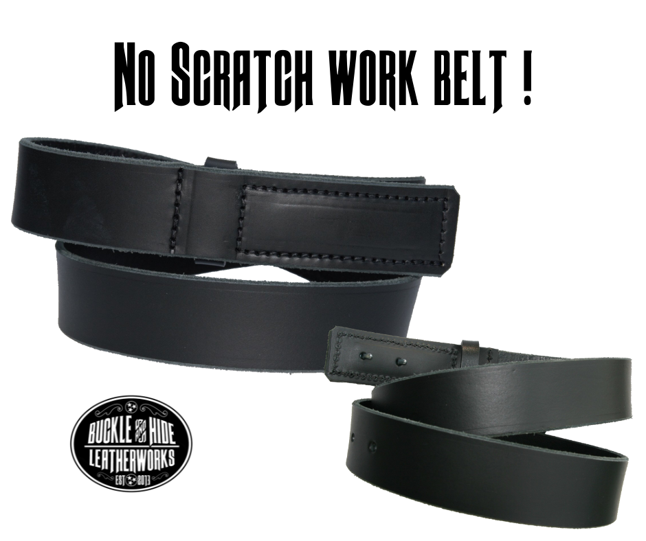 No Buckle No Scratch Leather Belt Buckle and Hide Leather LLC