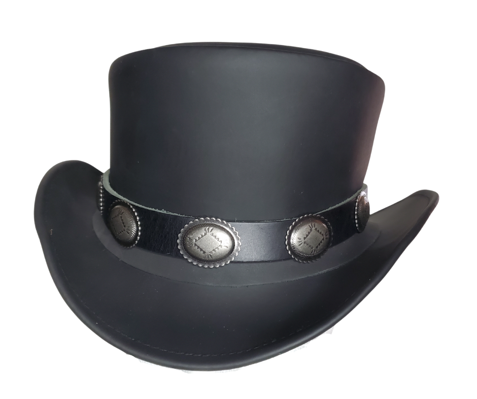 Leather Top Hat Buckle and Hide Leather LLC