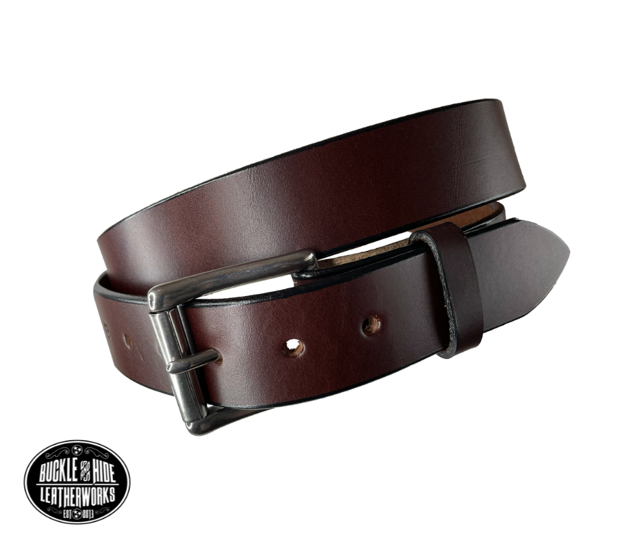 Unique Handmade Brown Men's Leather Belt the Perfect 