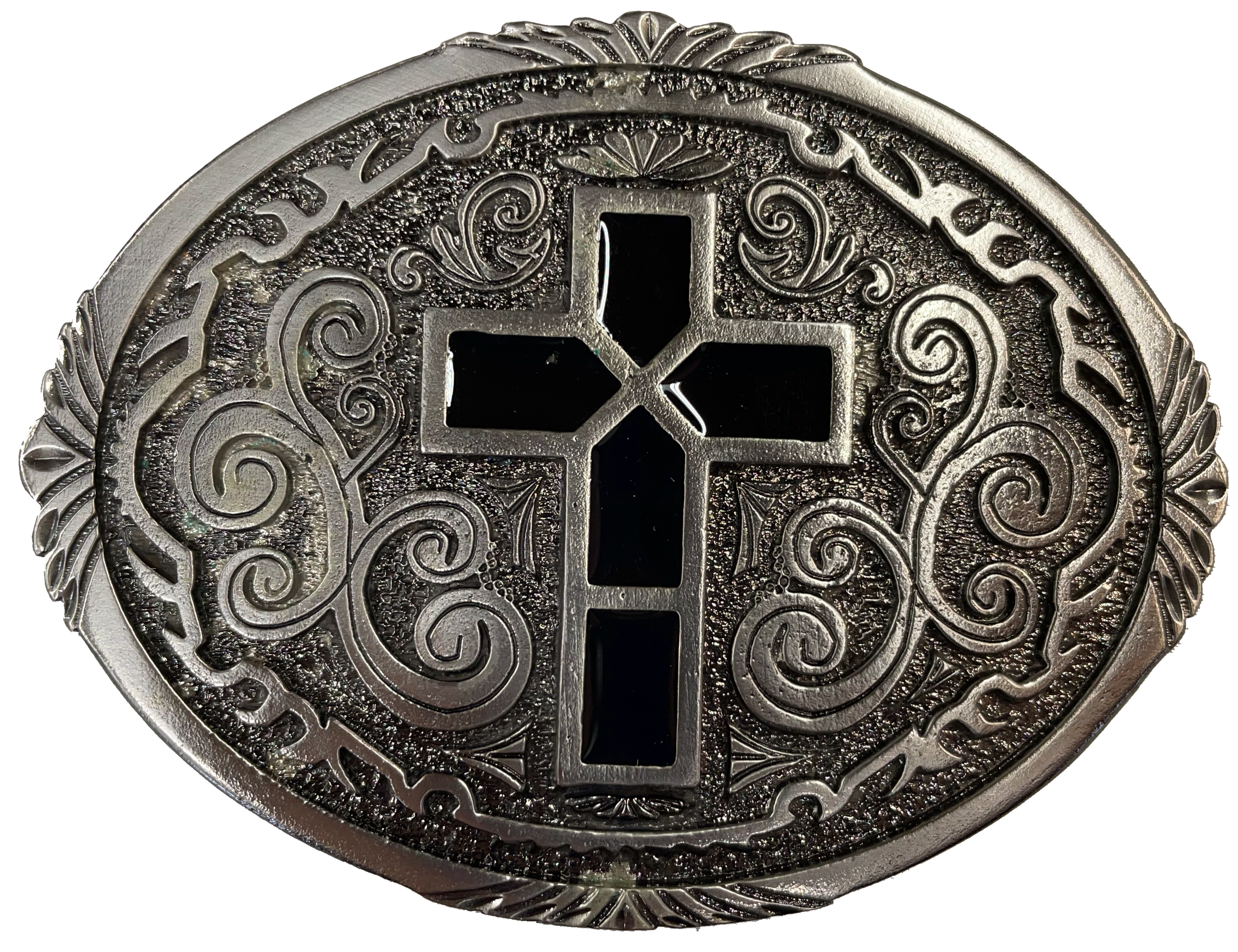 Antique Cross Belt Buckle