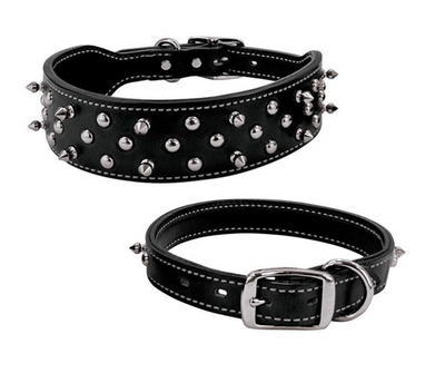 Spikes/Studs Harness Leather Dog Collar