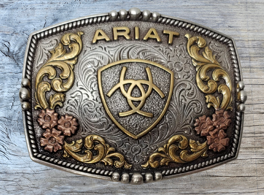 Ariat Bead Border Western Buckle