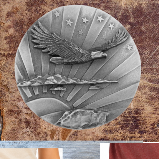 "Sunset Eagle" Belt Buckle