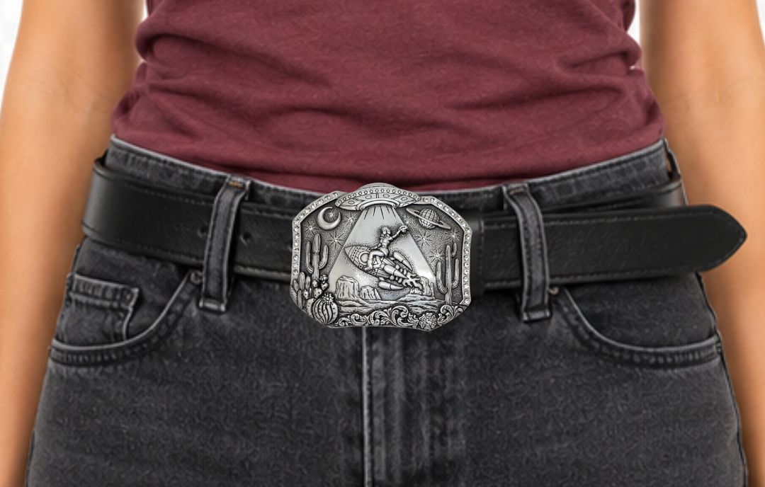 The "Cosmic Desert" Belt Buckle