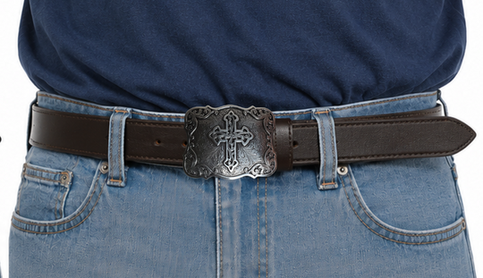 Santa Fe Cross Belt Buckle
