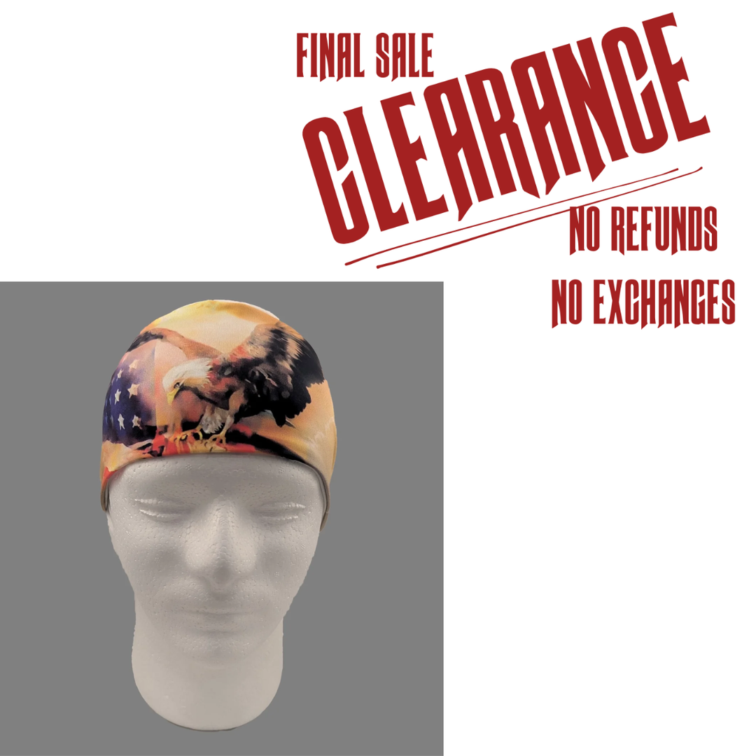 Patriotic Sunset Tie Back Head Wrap CLOSEOUT!