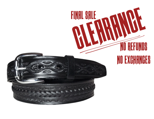 The "Modesto" Casual Leather Belt CLOSEOUT!
