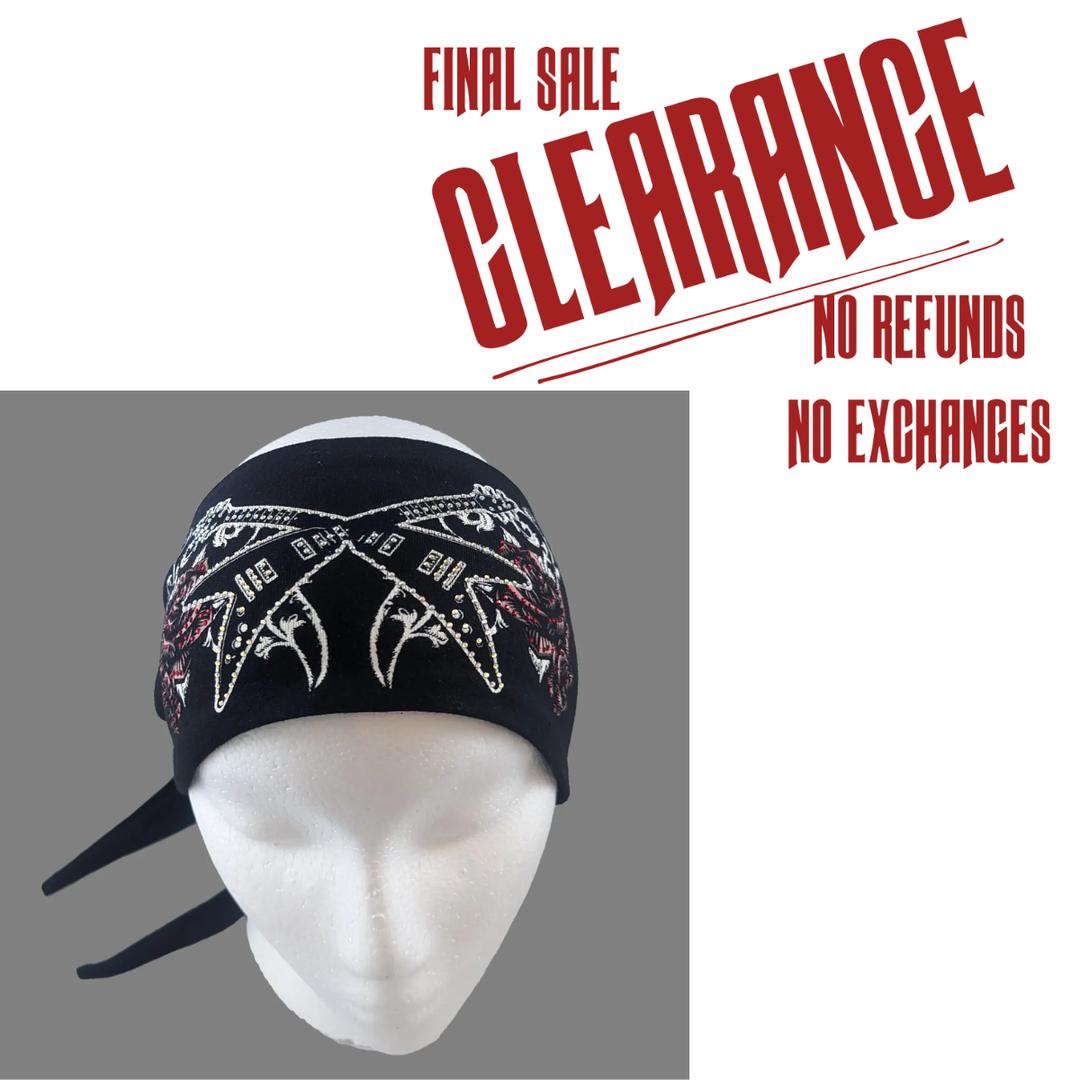 Flying V Guitar Head Wrap &amp; Tie Back CLOSEOUT!