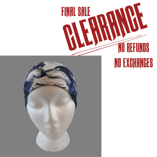Wolves Head Wrap &amp; Tie Back CLOSEOUT!