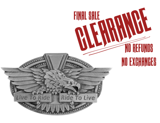 "Ride to Live Eagle" Belt Buckle CLOSEOUT!