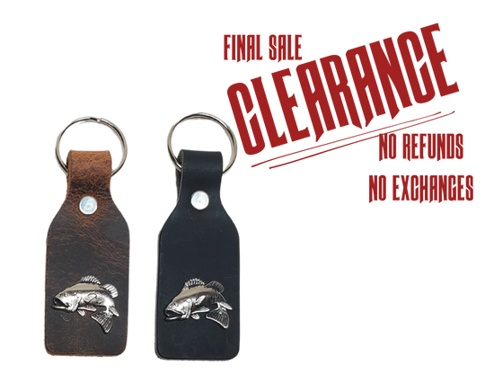 Concho Leather Key Fob CLOSEOUT!!