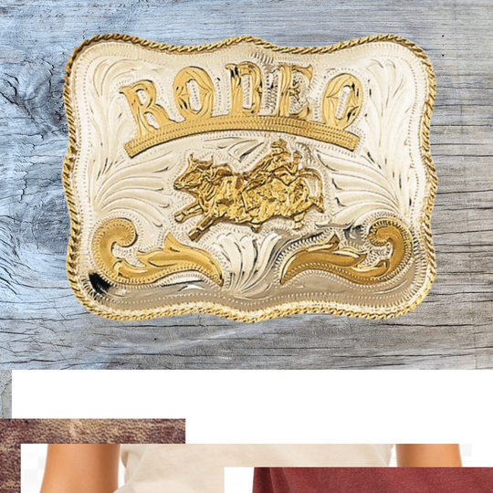 The "BIG RODEO" Belt Buckle