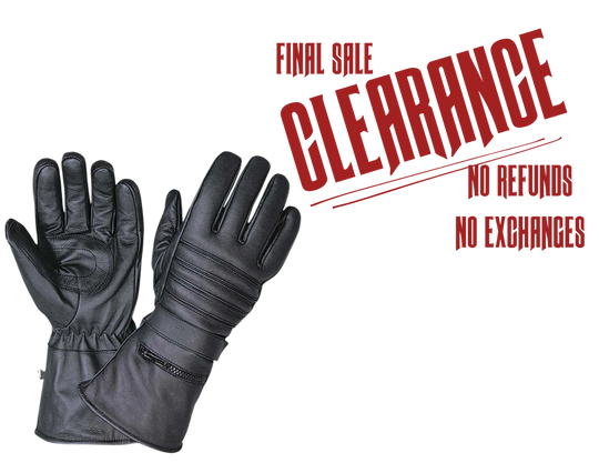 Gauntlet Leather Riding Gloves CLOSEOUT!