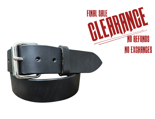 The "Yuma" 1 3/4" Heavy Extra Wide Leather Belt CLEARANCE!