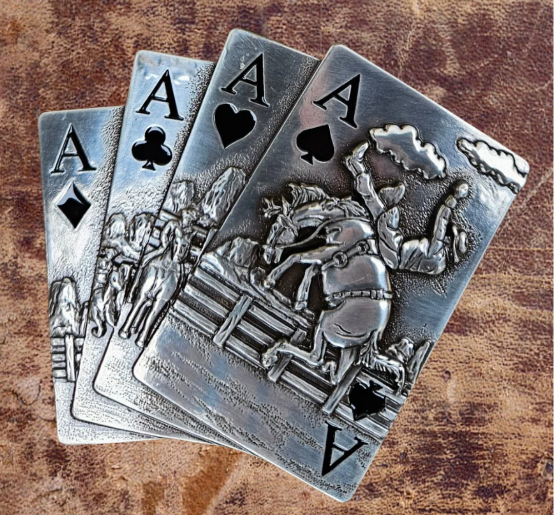 Rodeo Aces Belt Buckle