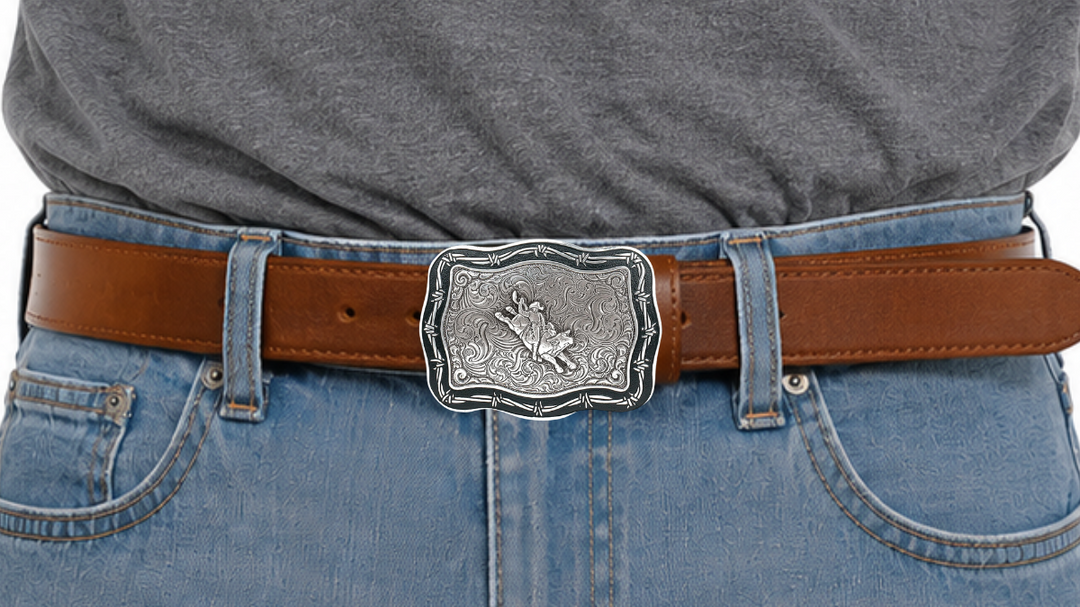 The "Bodacious" Bull rider Belt Buckle
