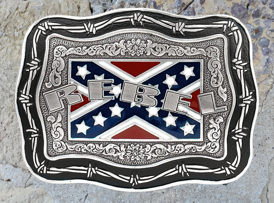 Heritage Buckle with Barbed Wire Belt Buckle