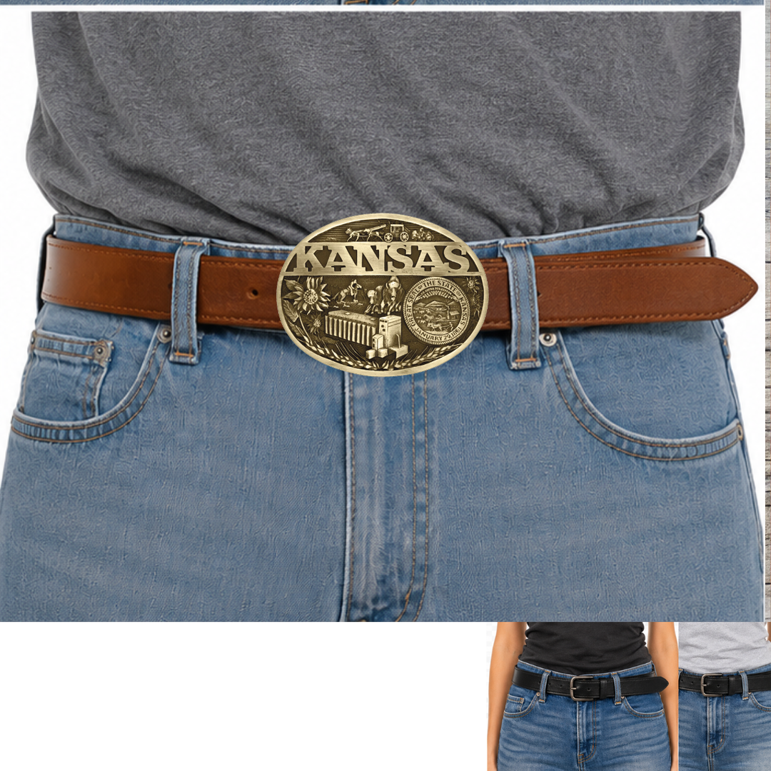 Kansas State Buckle