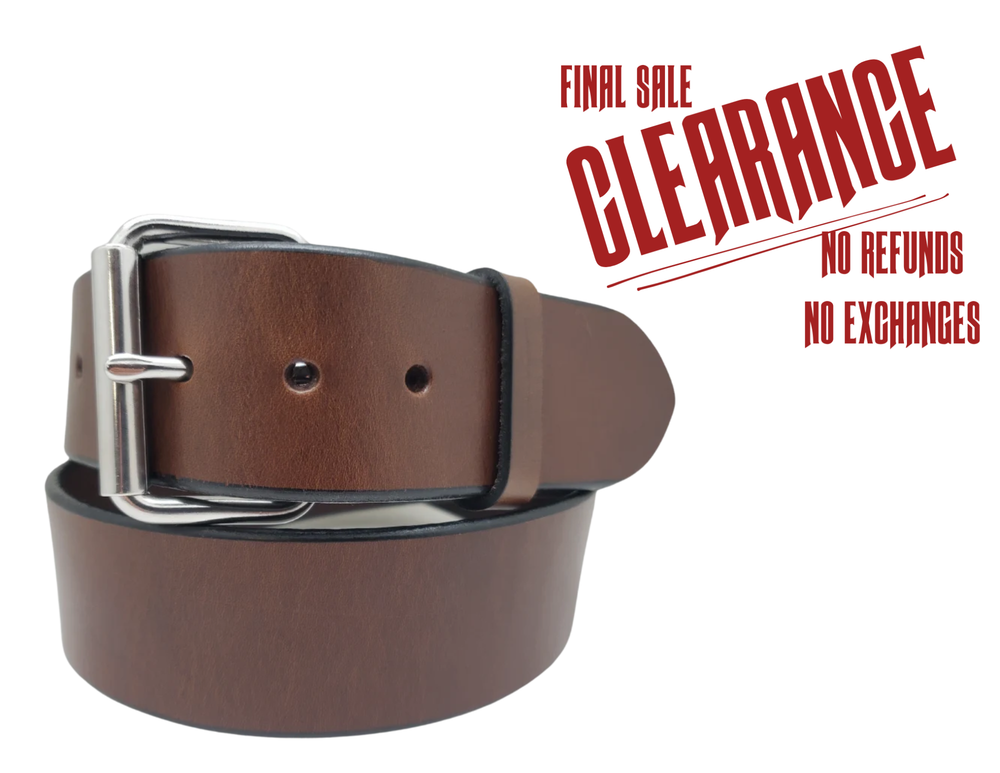 The "Yuma" 2" Heavy Extra Wide Leather Belt CLEARANCE!
