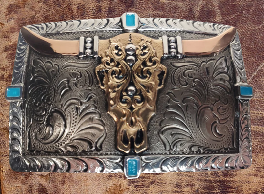 The Western Trail Belt Buckle