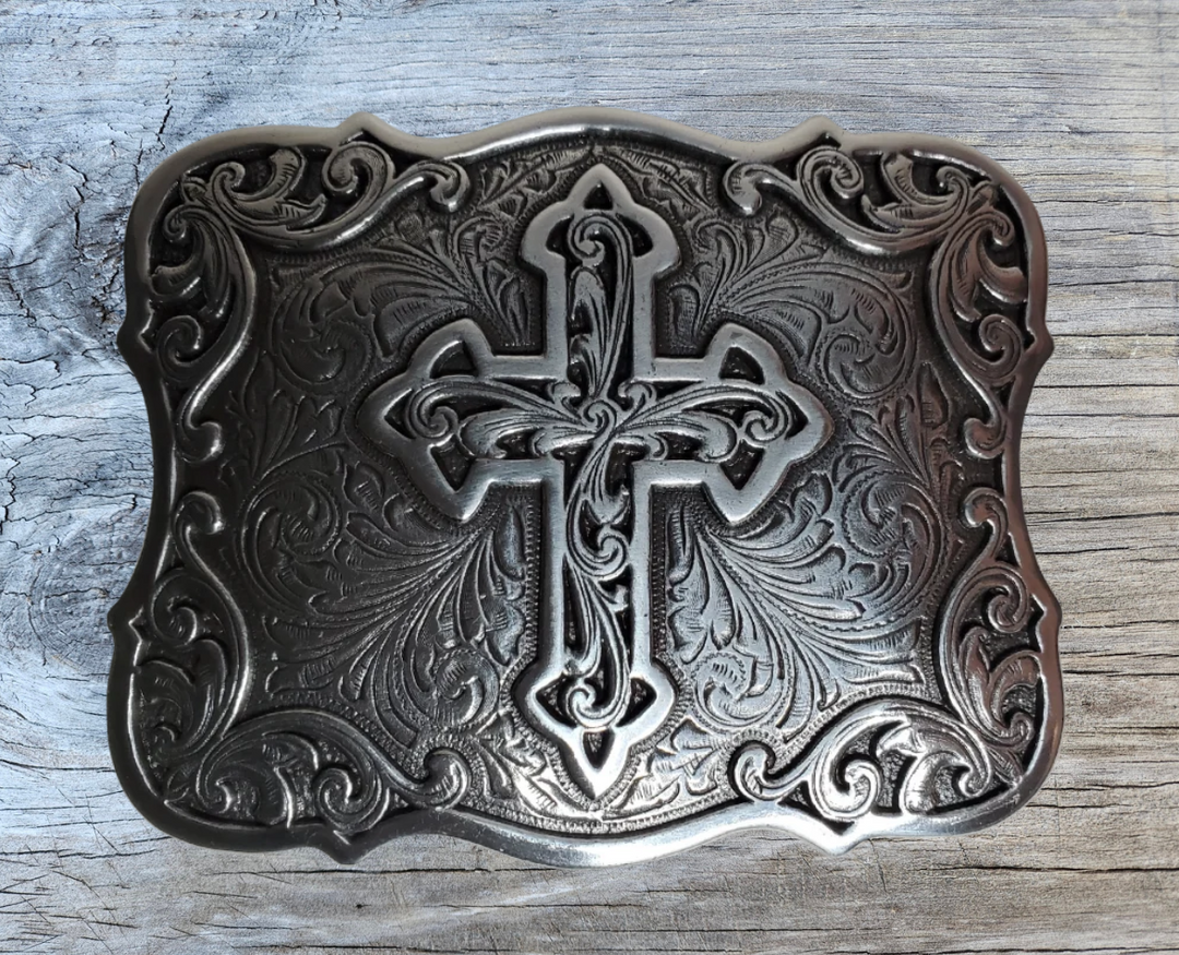 Santa Fe Cross Belt Buckle