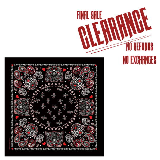 Sugar Cat Poco Loco Bandana CLOSEOUT!