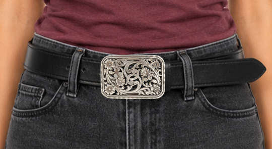 The "Marigold Vine" Belt Buckle