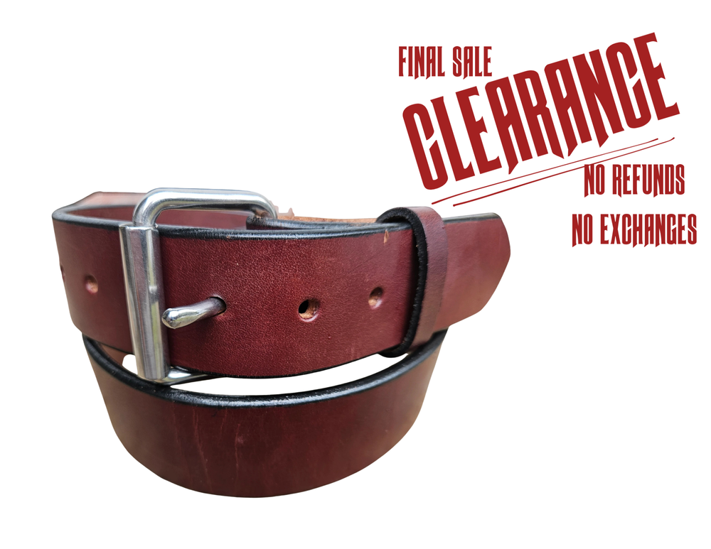 The "Yuma" 1 3/4" Heavy Extra Wide Leather Belt CLEARANCE!