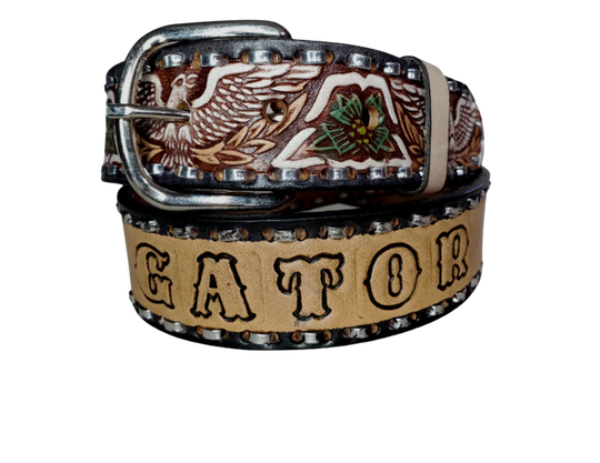 "The Dimestore Cowboy" Name Belt CLEARANCE! ONLY 1 LEFT!