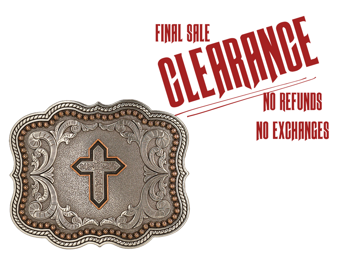 The "Wonderous Cross" Western Buckle CLOSEOUT!