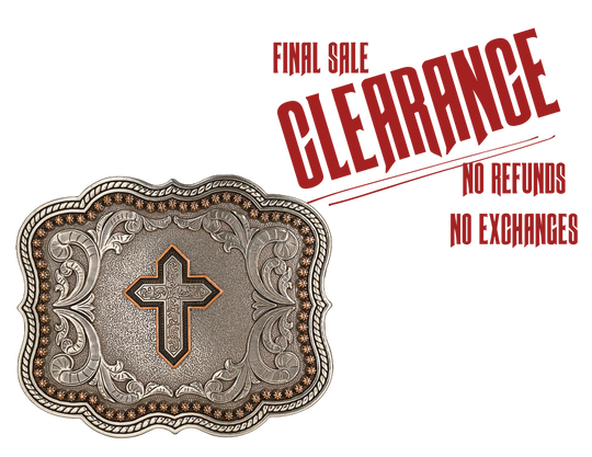 The "Wonderous Cross" Western Buckle CLOSEOUT!