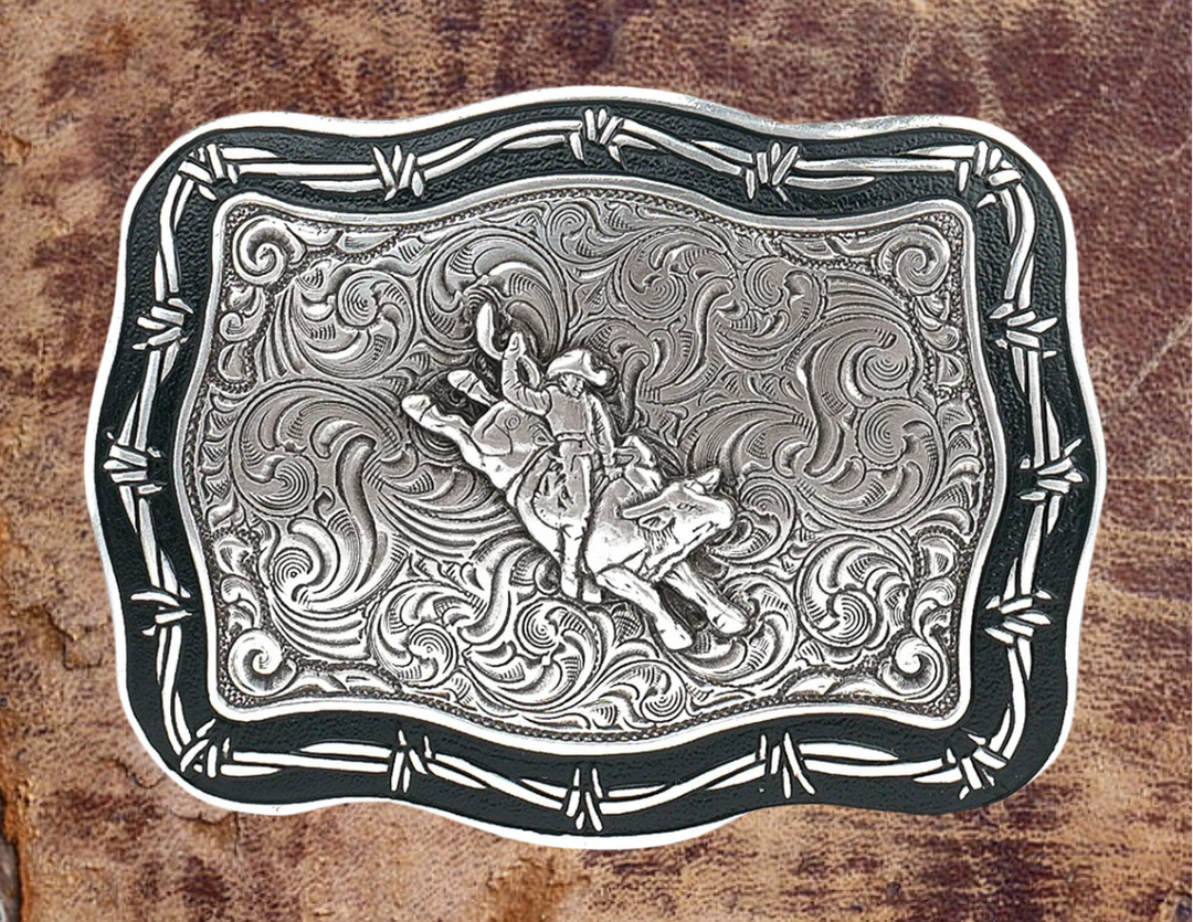 The "Bodacious" Bull rider Belt Buckle