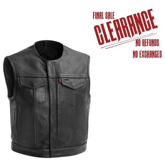 Lowside Leather Club Vest CLOSEOUT!! by First Mfg.