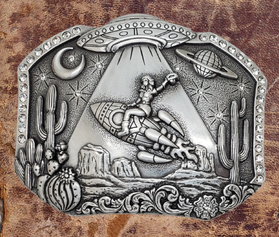 The "Cosmic Desert" Belt Buckle