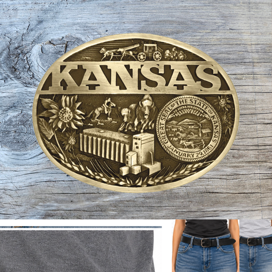 Kansas State Buckle